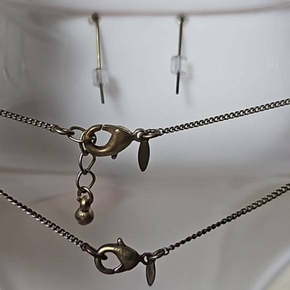 Vintage Avon "Can't Leaf You Alone" Jewelry Set- Necklace, Bracelet & Earrings - Picture 7 of 12